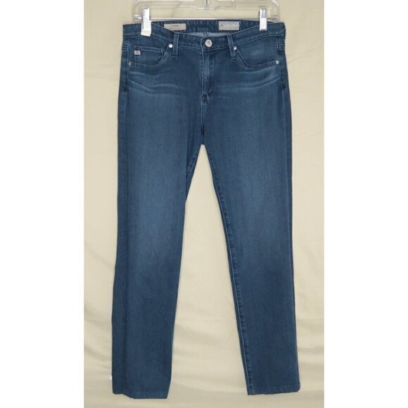 Adriano Goldschmied Jeans Prima Mid Rise Cigarette Blue Contour 360 Women's 28 - Picture 1 of 15